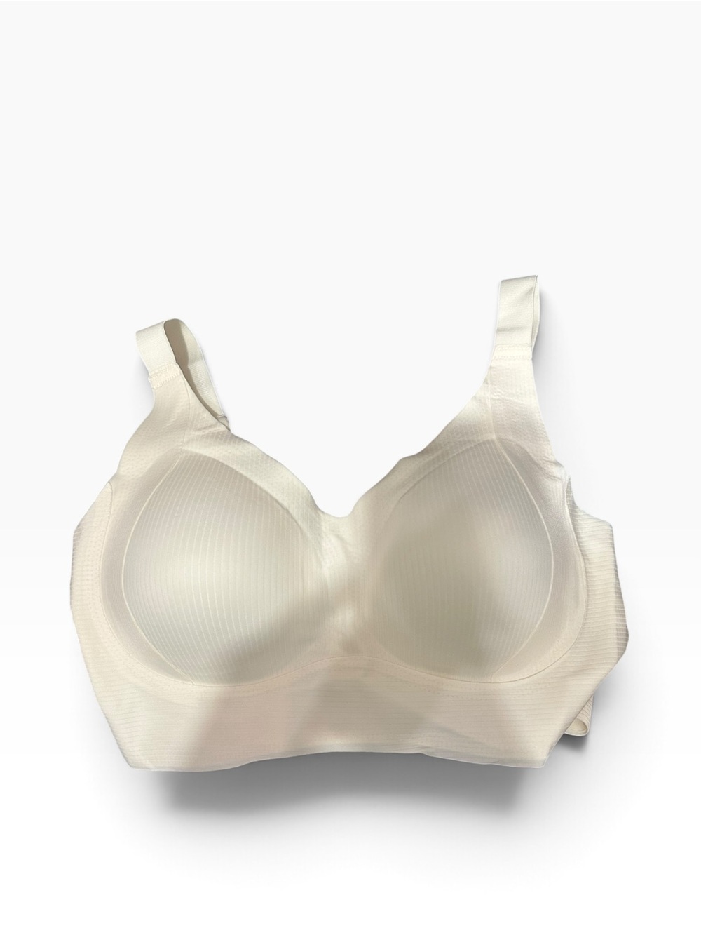 Seamless Comfort Wireless Bra — Cream